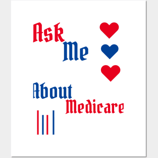 Ask Me About Medicare Posters and Art